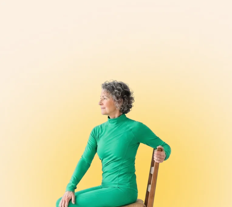 Yoga in sedia
