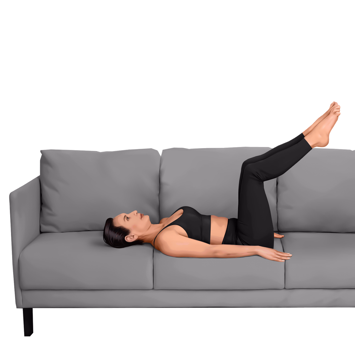 Sanfte Fitness mit Sofa-Yoga