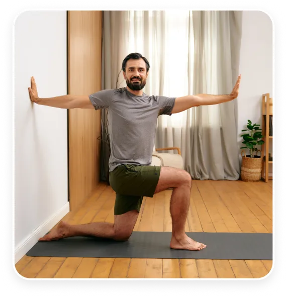 Wand-Pilates